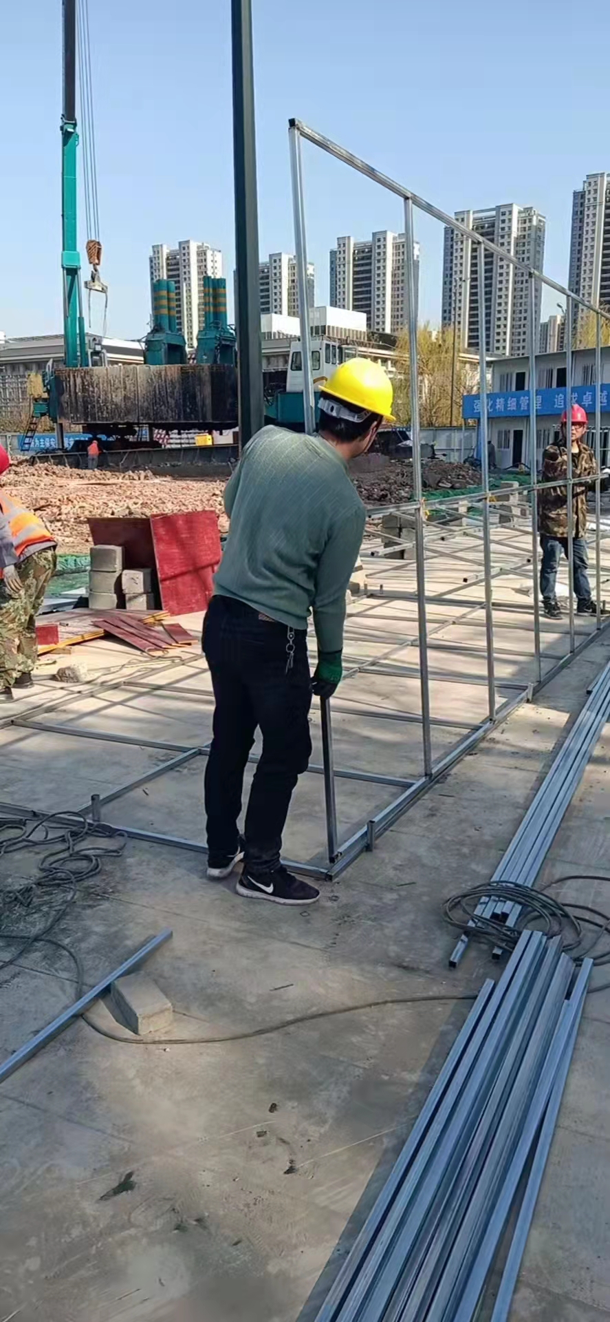 鹽城一院現場施工中！